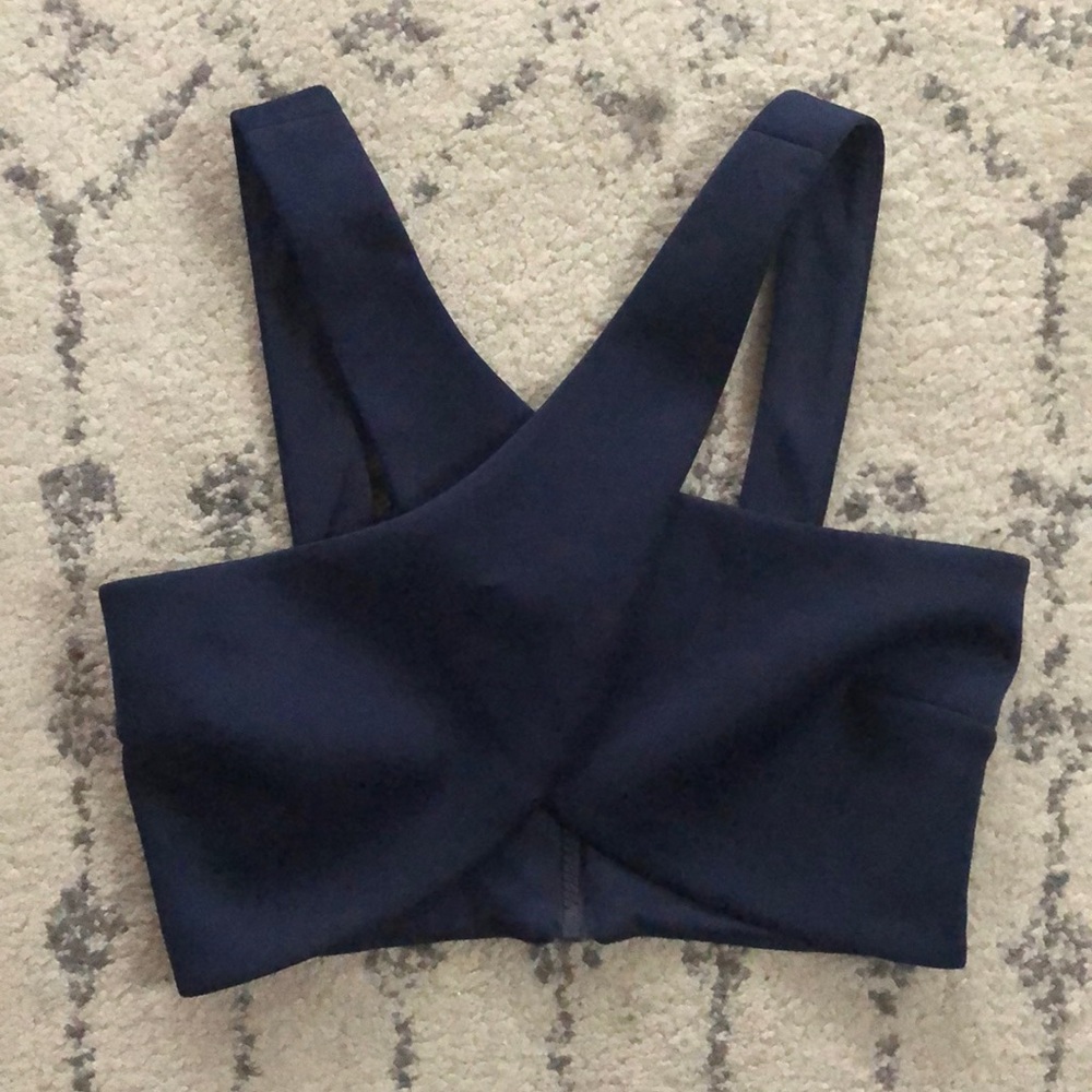 ASOS scuba criss cross halter